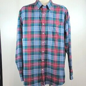 VINEYARD VINES Plaid Slim Fit Trucker Shirt size XL